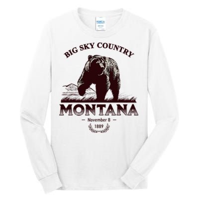 Montana State Big Sky Country Tall Long Sleeve T-Shirt