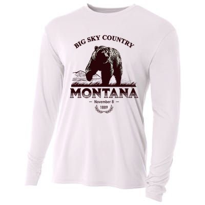 Montana State Big Sky Country Cooling Performance Long Sleeve Crew