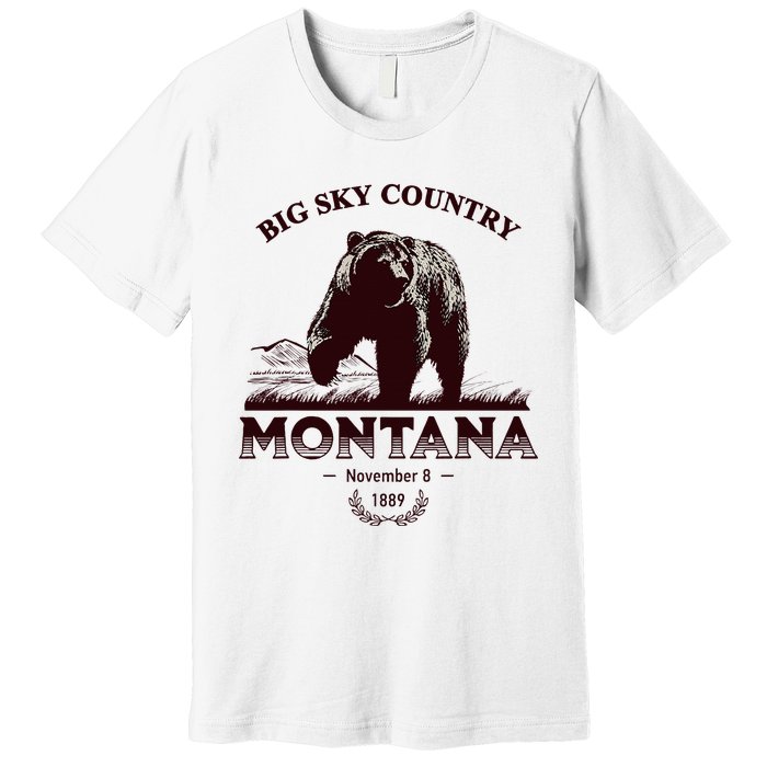 Montana State Big Sky Country Premium T-Shirt