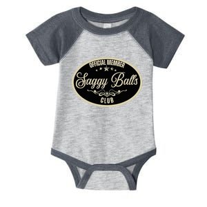 Member Saggy Balls Club Old People Infant Baby Jersey Bodysuit