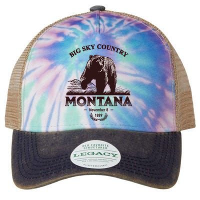 Montana State Big Sky Country Country Legacy Tie Dye Trucker Hat