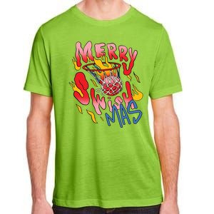 Merry Swishmas Basketball Adult ChromaSoft Performance T-Shirt