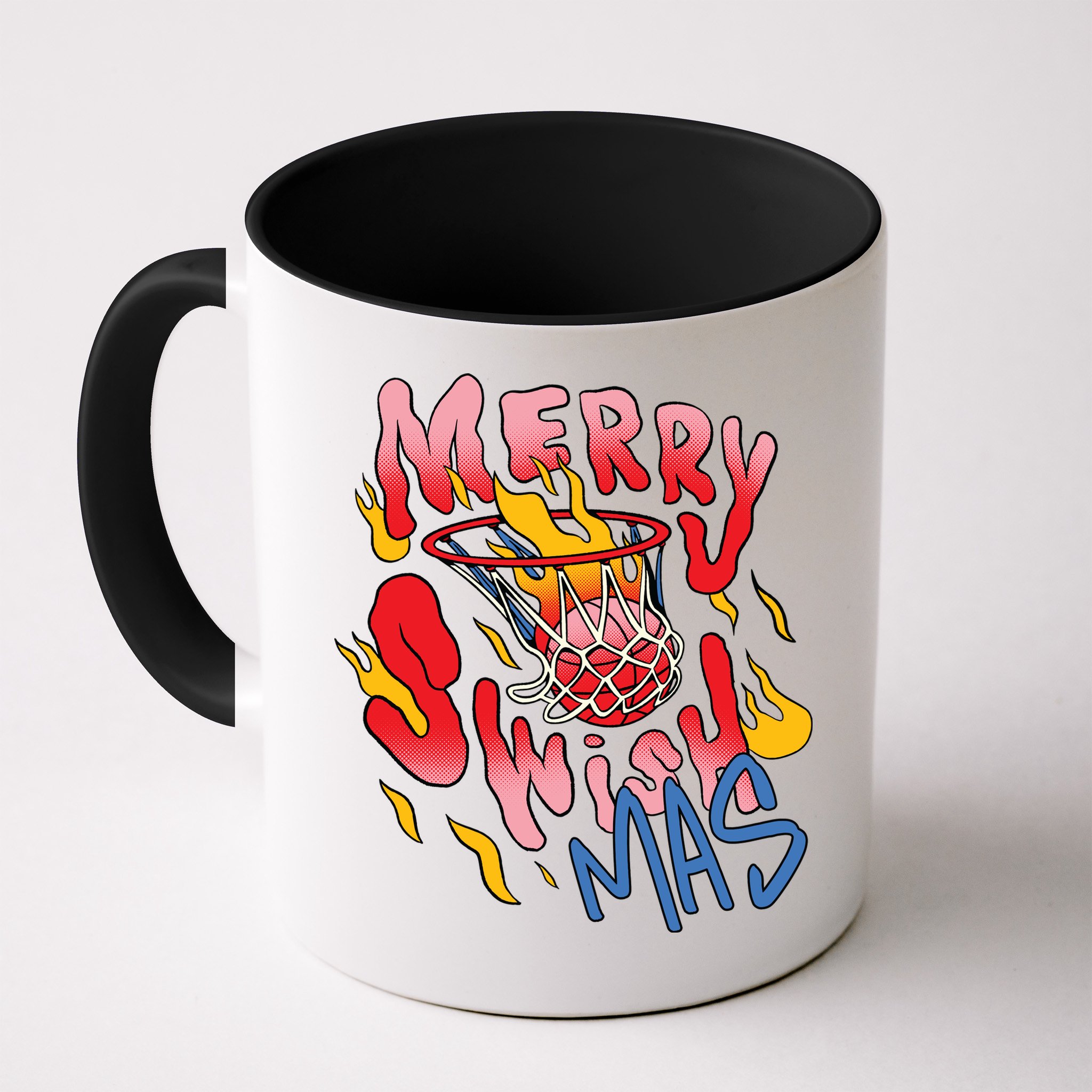 Merry Swishmas Basketball Mug