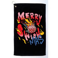 Merry Swishmas Basketball Golf Towel
