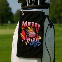 Merry Swishmas Basketball Golf Towel