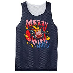 Merry Swishmas Basketball Mesh Reversible Basketball Jersey Tank