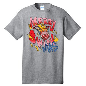 Merry Swishmas Basketball Tall T-Shirt