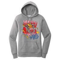 Merry Swishmas Basketball Women's Pullover Hoodie