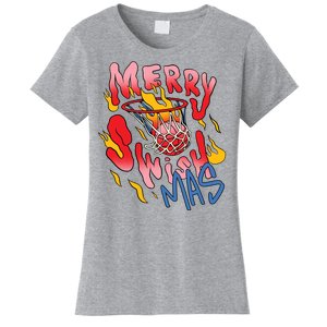 Merry Swishmas Basketball Women's T-Shirt