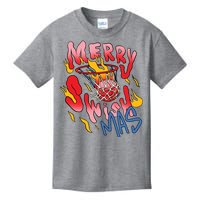 Merry Swishmas Basketball Kids T-Shirt