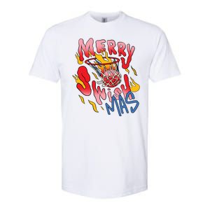 Merry Swishmas Basketball Softstyle CVC T-Shirt