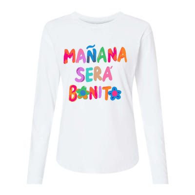 Mañana Será Bonito Tomorrow Will Be Nice Womens Cotton Relaxed Long Sleeve T-Shirt