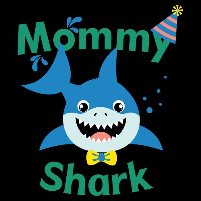 Mommy Shark Birthday Party Matching Family Backpack