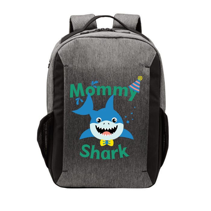 Mommy Shark Birthday Party Matching Family Vector Backpack