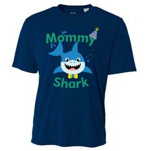 Mommy Shark Birthday Party Matching Family Cooling Performance Crew T-Shirt