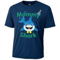 Mommy Shark Birthday Party Matching Family Cooling Performance Crew T-Shirt
