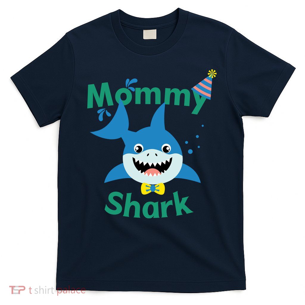 Mommy Shark Birthday Party Matching Family T-Shirt