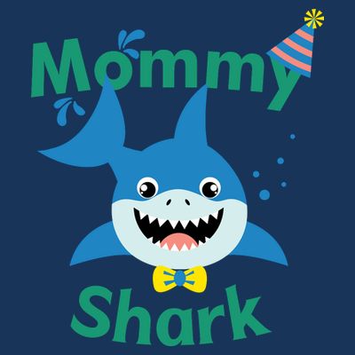Mommy Shark Birthday Party Matching Family T-Shirt