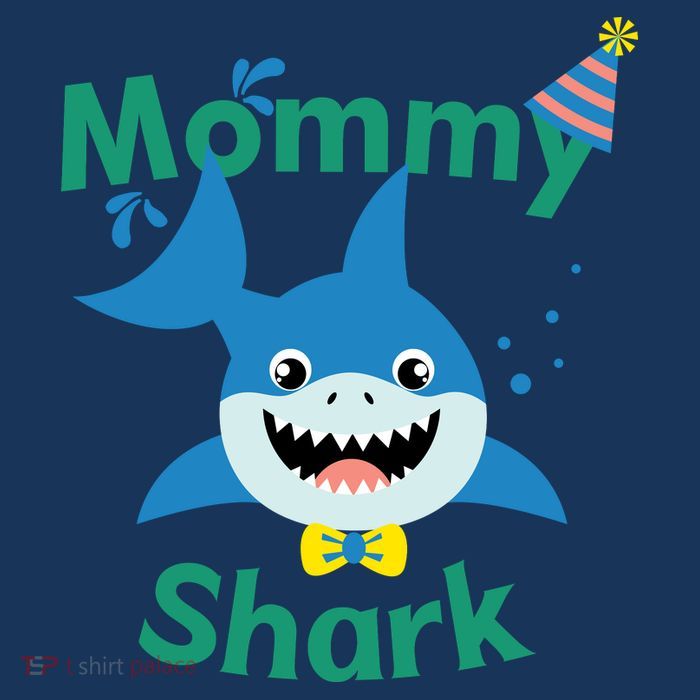 Mommy Shark Birthday Party Matching Family T-Shirt