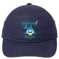 Mommy Shark Birthday Party Matching Family 7-Panel Snapback Hat