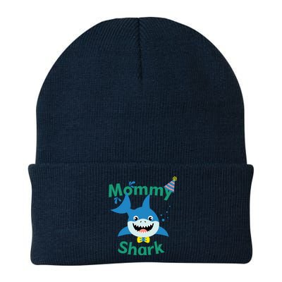 Mommy Shark Birthday Party Matching Family Knit Cap Winter Beanie