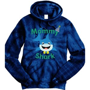 Mommy Shark Birthday Party Matching Family Tie Dye Hoodie