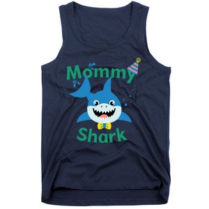 Mommy Shark Birthday Party Matching Family Tank Top