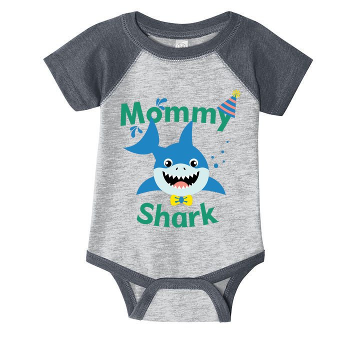 Mommy Shark Birthday Party Matching Family Infant Baby Jersey Bodysuit