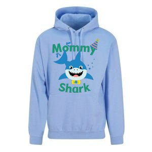 Mommy Shark Birthday Party Matching Family Unisex Surf Hoodie