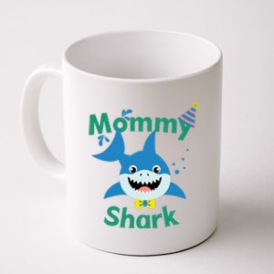 Mommy Shark Birthday Party Matching Family Coffee Mug