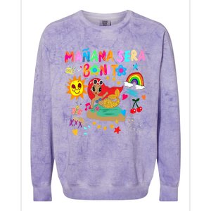 Mañana Será Bonito Karol G Funny Colorblast Crewneck Sweatshirt