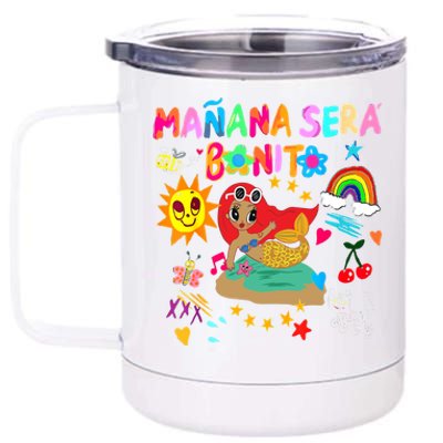 Mañana Será Bonito Karol G Funny 12 oz Stainless Steel Tumbler Cup