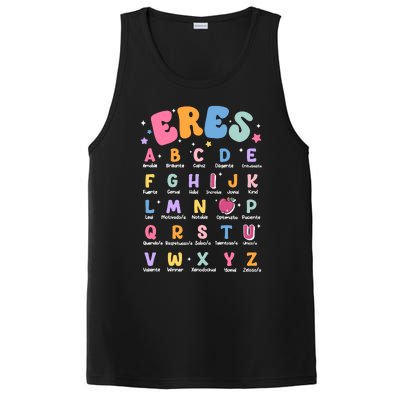 Maestra Spanish Bilingual Teacher Multilingual Affirmation PosiCharge Competitor Tank