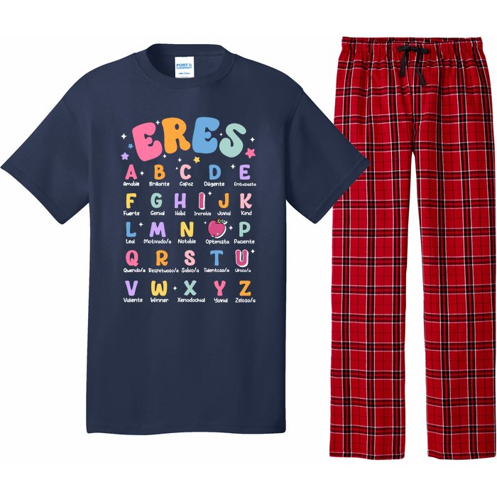 Maestra Spanish Bilingual Teacher Multilingual Affirmation Pajama Set