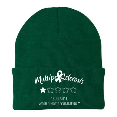 Multiple Sclerosis Bullshit Would Not Recommend Knit Cap Winter Beanie