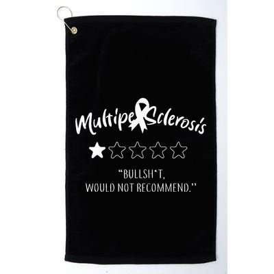 Multiple Sclerosis Bullshit Would Not Recommend Golf Towel