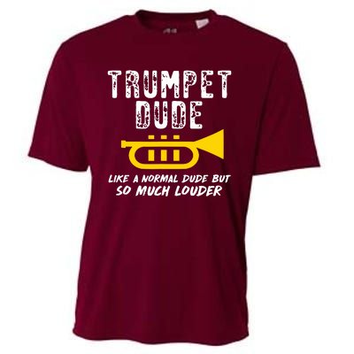 Marching School Band Funny Trumpet Cooling Performance Crew T-Shirt