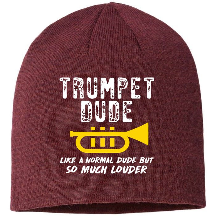 Marching School Band Funny Trumpet Sustainable Beanie