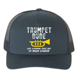 Marching School Band Funny Trumpet Yupoong Adult 5-Panel Trucker Hat