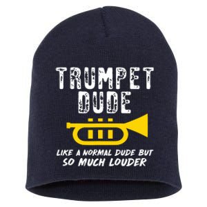 Marching School Band Funny Trumpet Short Acrylic Beanie