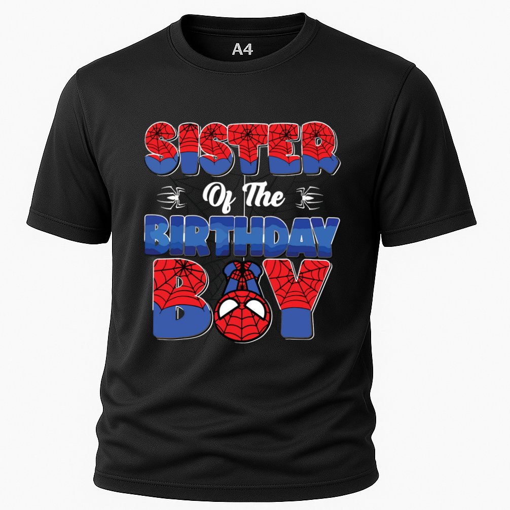 Matching Sister Birthday Boy Cooling Performance Crew T-Shirt