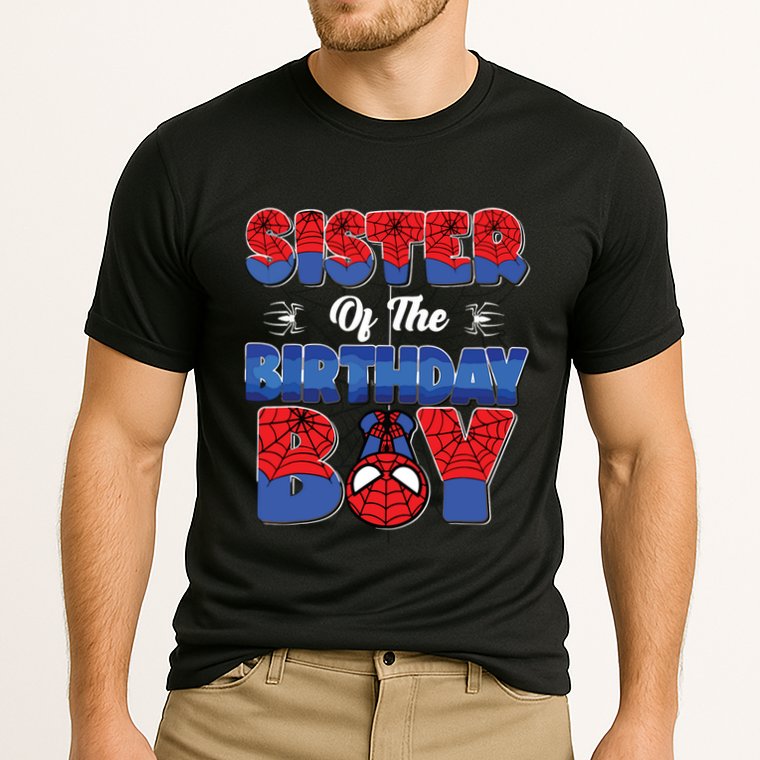 Matching Sister Birthday Boy Cooling Performance Crew T-Shirt