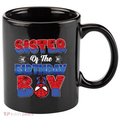 Matching Sister Birthday Boy 11oz C Handle Ceramic Mug