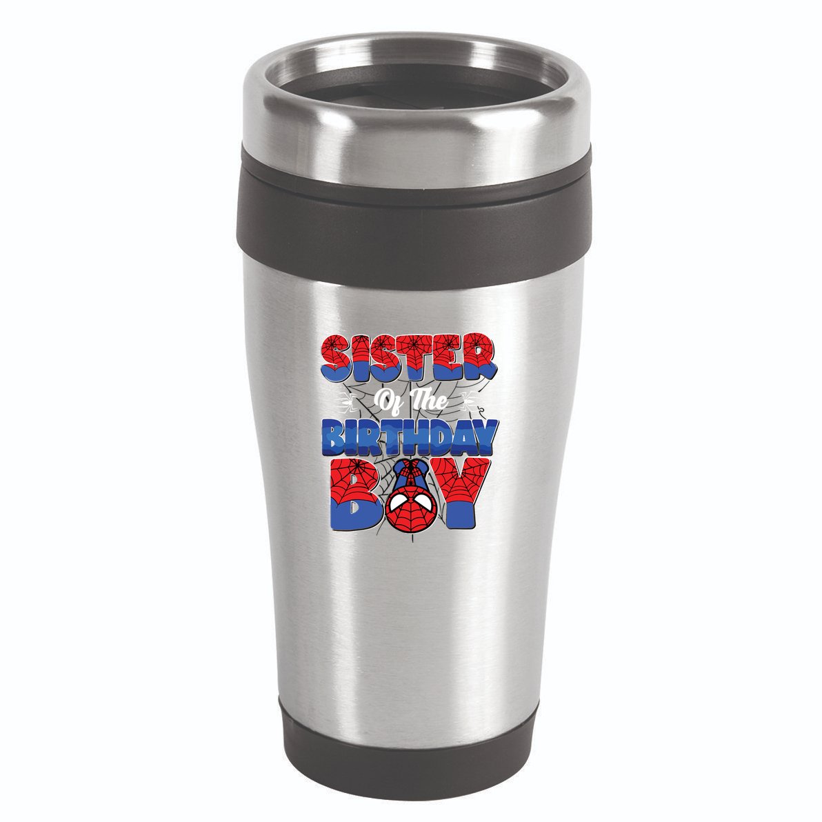 Matching Sister Birthday Boy 16oz Travel Tumbler