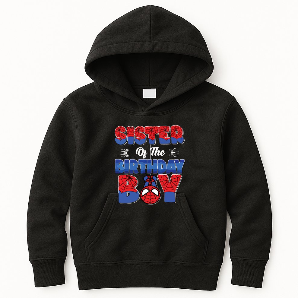 Matching Sister Birthday Boy Kids Hoodie