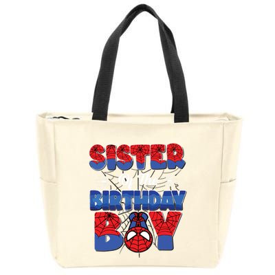 Matching Sister Birthday Boy Zip Tote Bag