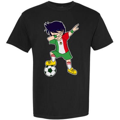 Mexican Dabbing Soccer Boy Mexico Garment-Dyed Heavyweight T-Shirt
