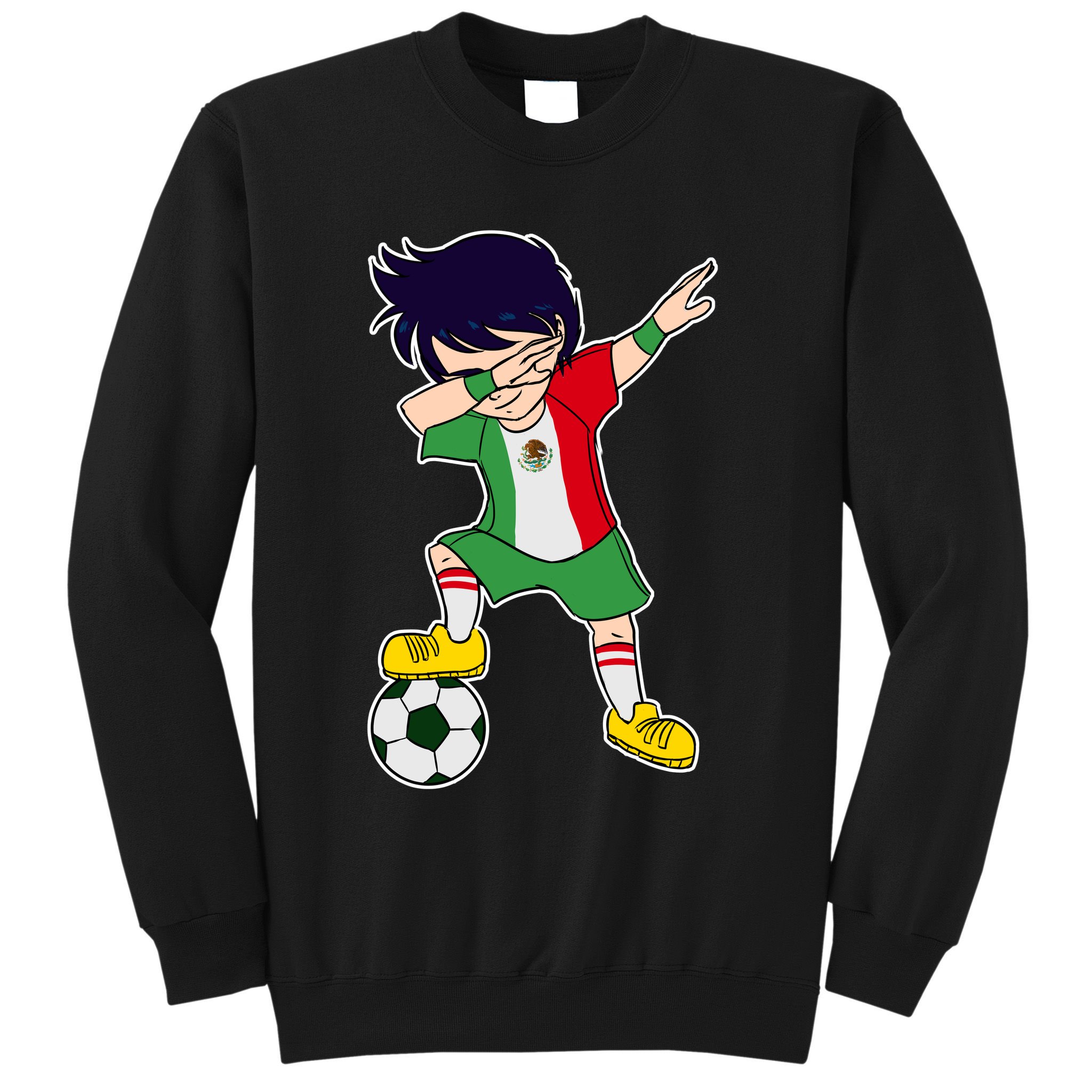 Mexican Dabbing Soccer Boy Mexico Sweatshirt