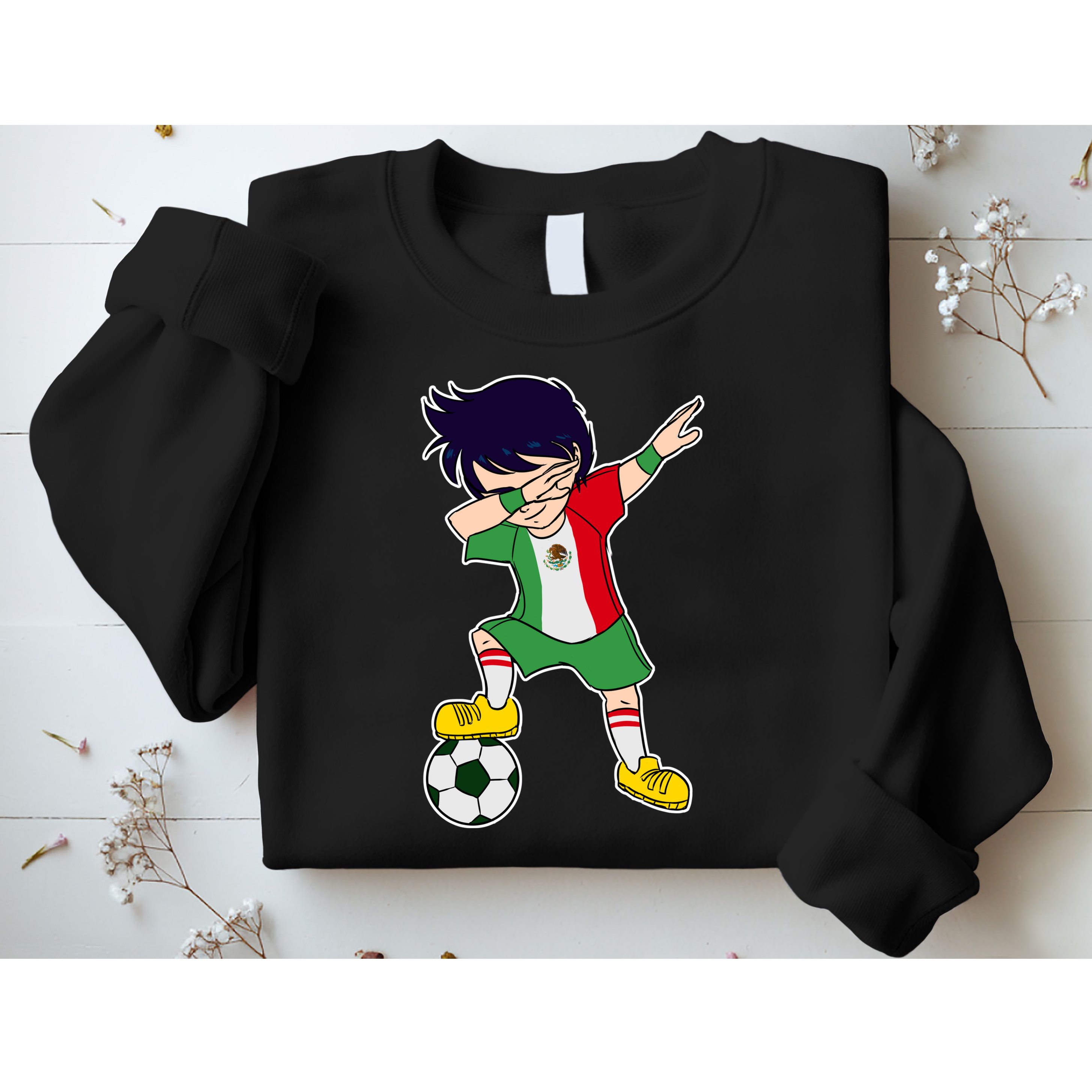 Mexican Dabbing Soccer Boy Mexico Sweatshirt