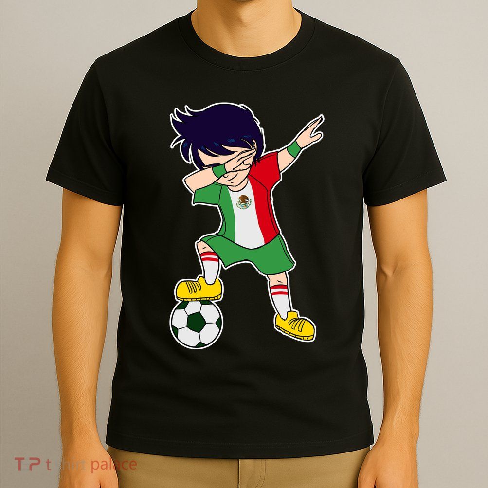 Mexican Dabbing Soccer Boy Mexico T-Shirt
